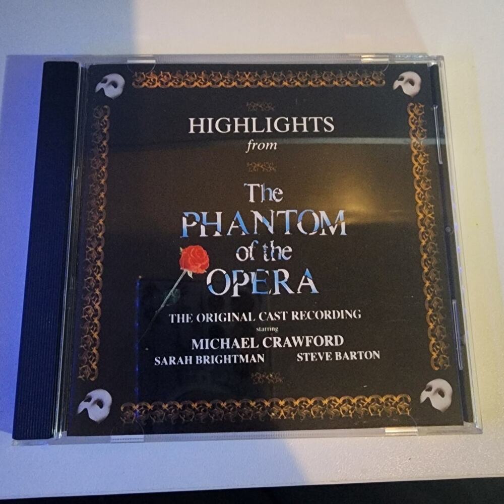 Highlights From The Phantom Of The Opera: The Original Cast Recording CD